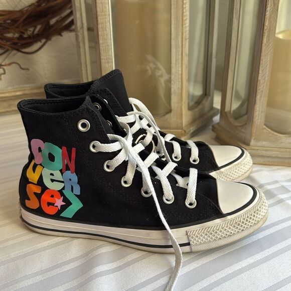 Converse Chuck Taylor All Star High 'Happy Faces' 172864F - Men’s 5.5/W7.5 - Picture 4 of 9